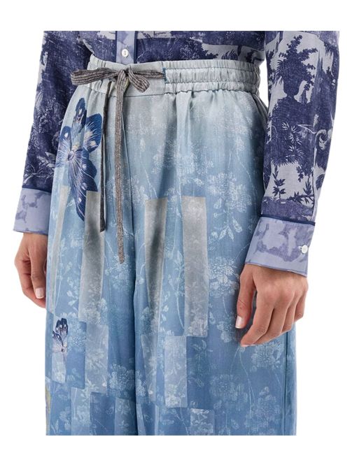 Pierre-Louis Mascia ALOE Pantaloni Palazzo Seta Pierre Louis Mascia | ALOE/S-PT11094518116/101